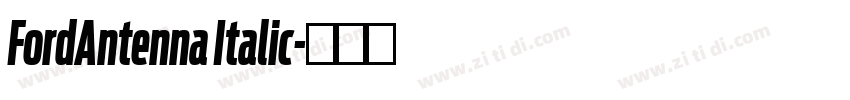FordAntenna Italic字体转换